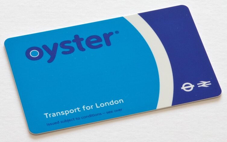 Decorative: Transport for London Oyster card